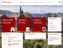 Tablet Screenshot of moudon.ch